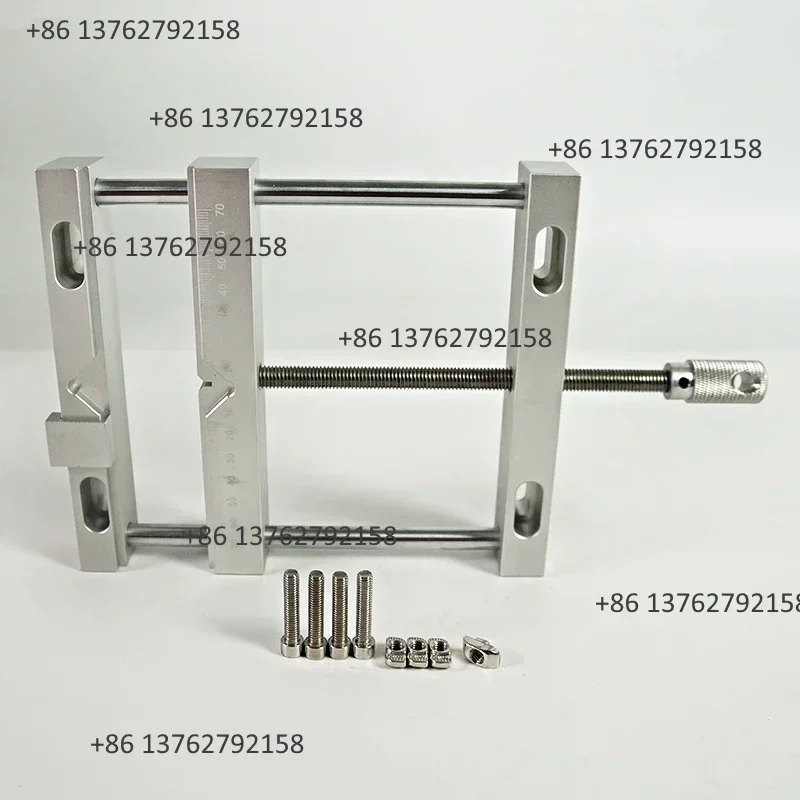 QGG Aluminum Alloy Parallel-Jaw Vice Flat Tongs Jig Plain Vise For Engraving Cutting Milling Carving Machine