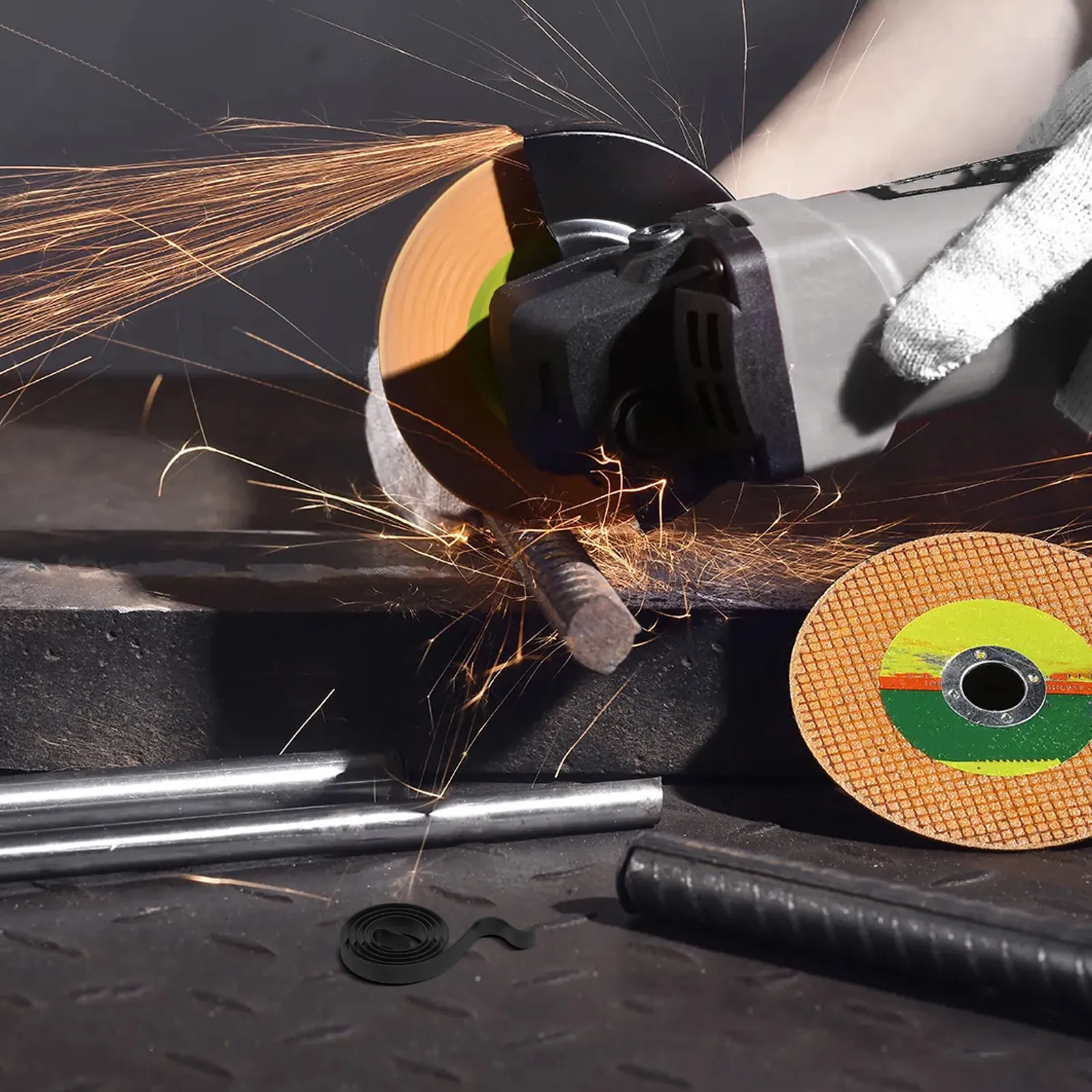 10Pcs Angle Grinder Carbon Brush Holder Spring High-Durability Stable Current Conduction Easy Installation Compatible Power Tool