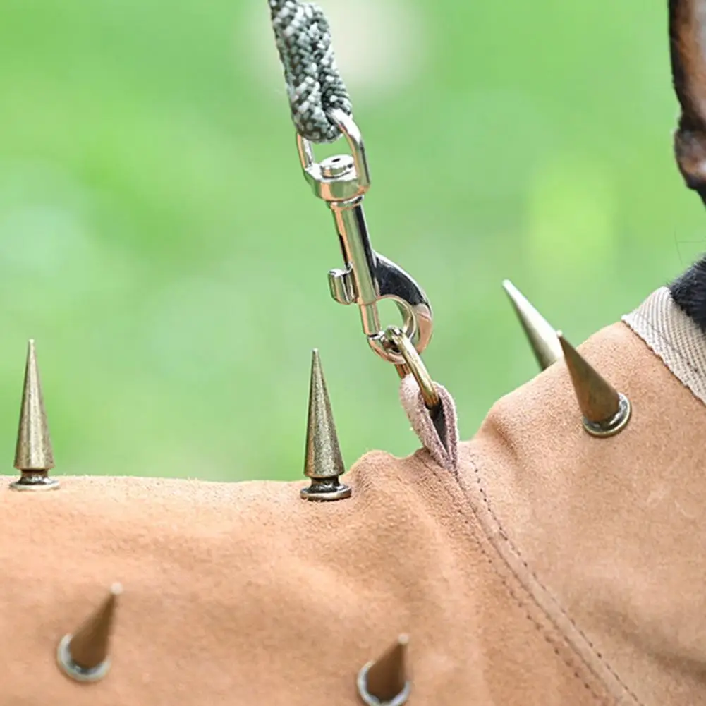 

Dog Protection Vest,Anti-Bite & Anti-Fighting Apparel with Rivets,Summer Breathable dog cloth Safety Gear for Medium Large Pets