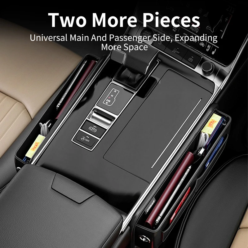 Car Seat Clip Seam Gap Center Storage Box Vehicles Interior Accessorie For Hongqi H9 HS5 H5 H7 E-HS9 E115 HS7 LS7 2021 2022 2023