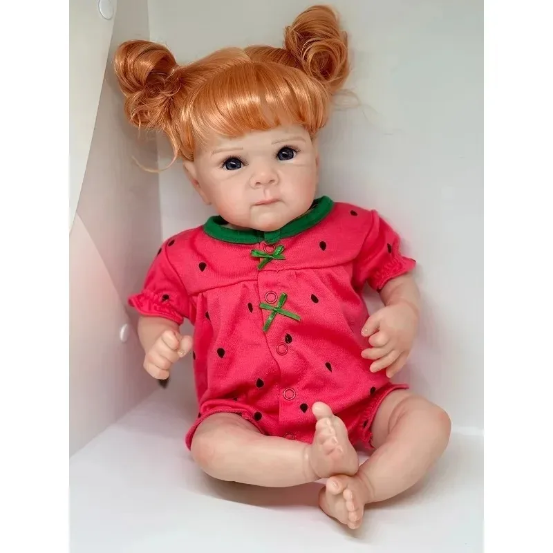 45CM Realistic Rooted Hair Bettie with Soft Cotton Body High Quality Handmade Painting Doll