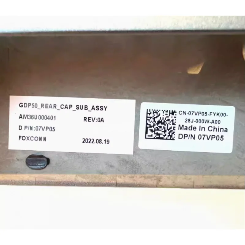 Novo para dell Alienware M15 R5 R6 saída de ar 07VP05