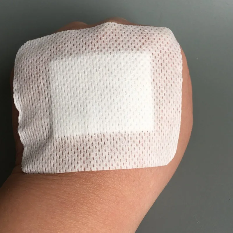 12/25 sztuk duży rozmiar hipoalergiczny włóknina klej medyczny opatrunek na ranę bandaż bandaż duża rana pierwsza pomoc 6*7cm