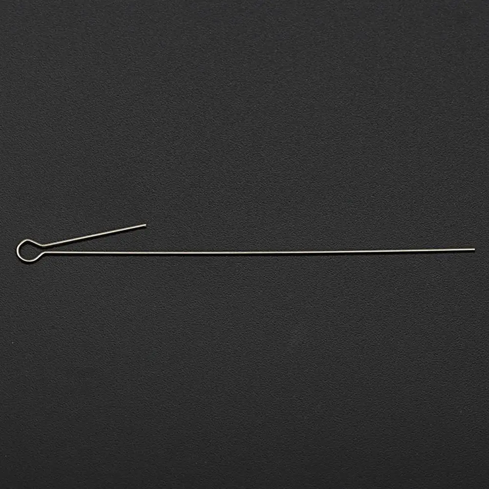 50Pcs Fly Hook Wire  Versatile Anti-deform Steel Wire Long-Needle  Mini Rotating Sequin Steel Wire