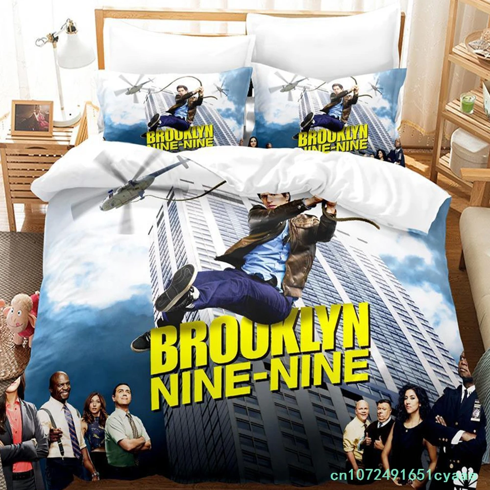 2023 Trend Brooklyn Nine-Nine Bedding Set Single Twin Full Queen King Size Bed Set Adult Kid Bedroom Duvetcover Sets Anime Bed