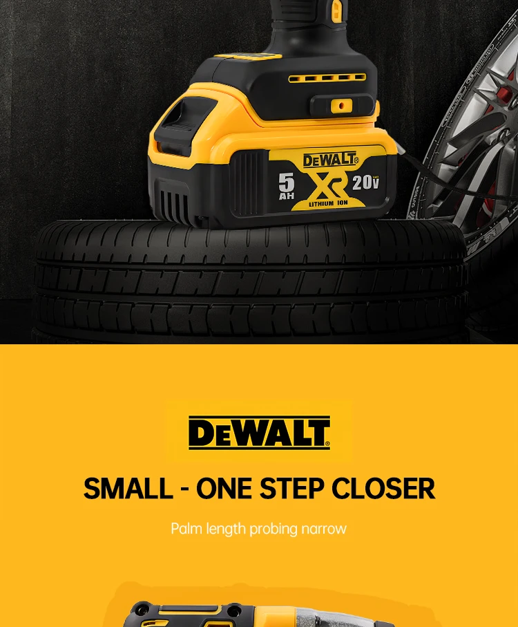 ديوالت 20 فولت بطارية DCF880 تأثير وجع 2300 دورة في الدقيقة المفتاح الكهربائي المدمج إعادة شحن أدوات كهربائية