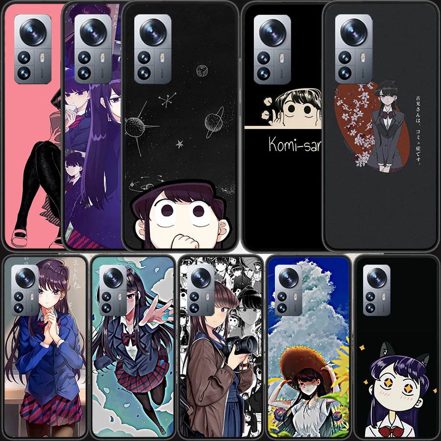 Anime Komi Shouko Cant Communicate Phone Case For Xiaomi Mi 13 12 11T 10T 12T Pro 12X 11i 11 Ultra 10 Lite 5G 9 8 6X 5X A1 A2 Co