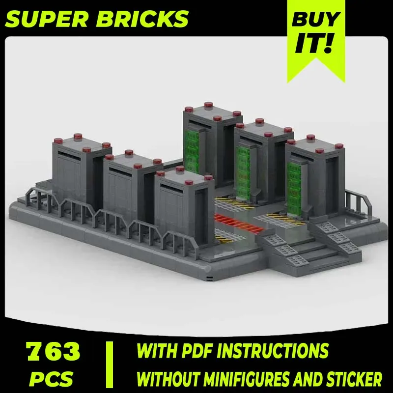 

Gifts Christmas Toys DIY Sets AssemblyEmpire Base - Server Room Technology Modular Blocks Star Movies Model Moc Building Bricks