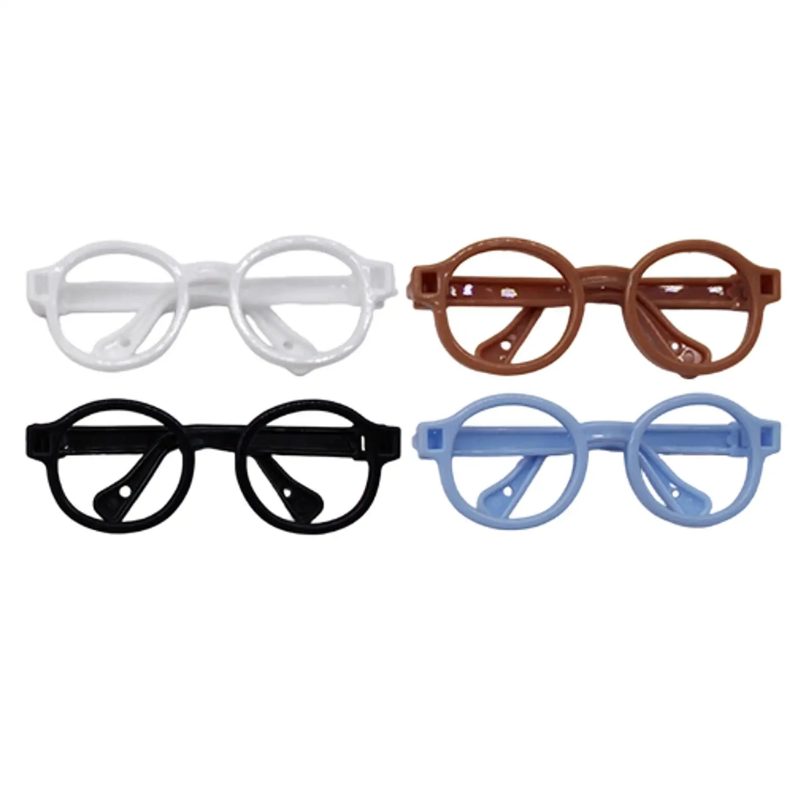 Gafas de muñeca artesanales gafas de sol Cosplay figura de cumpleaños vestir gafas