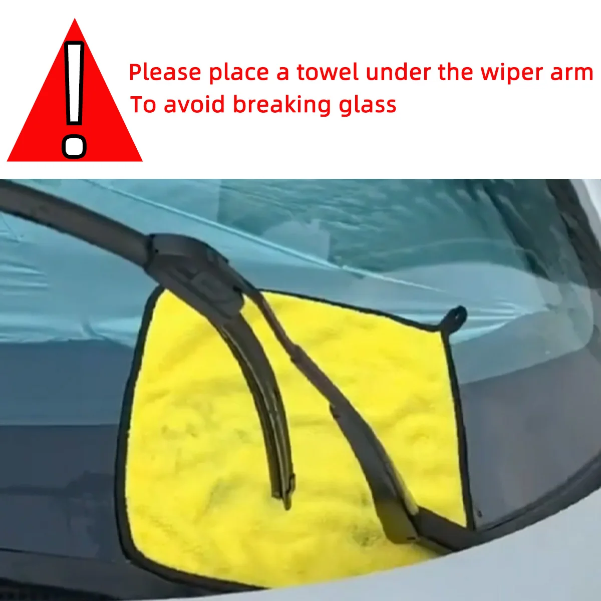 PINMOAP Car Windshield Wiper Blade Booster Wiper Blade Assist Spring Improve Performance Equipped With Rubber Protective Cover