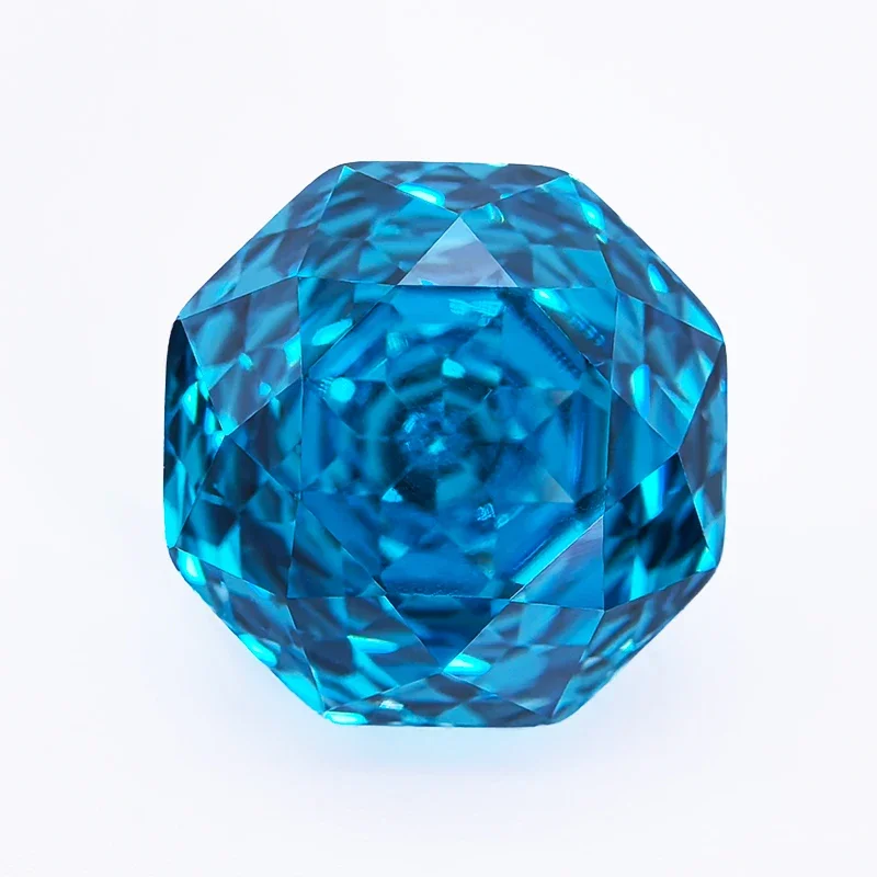 

Cubic Zirconia Wholesale Sea Blue Color Rose Cut Charms Bead for DIY Jewelry Making Earrings Bracelet Materials No Certificate