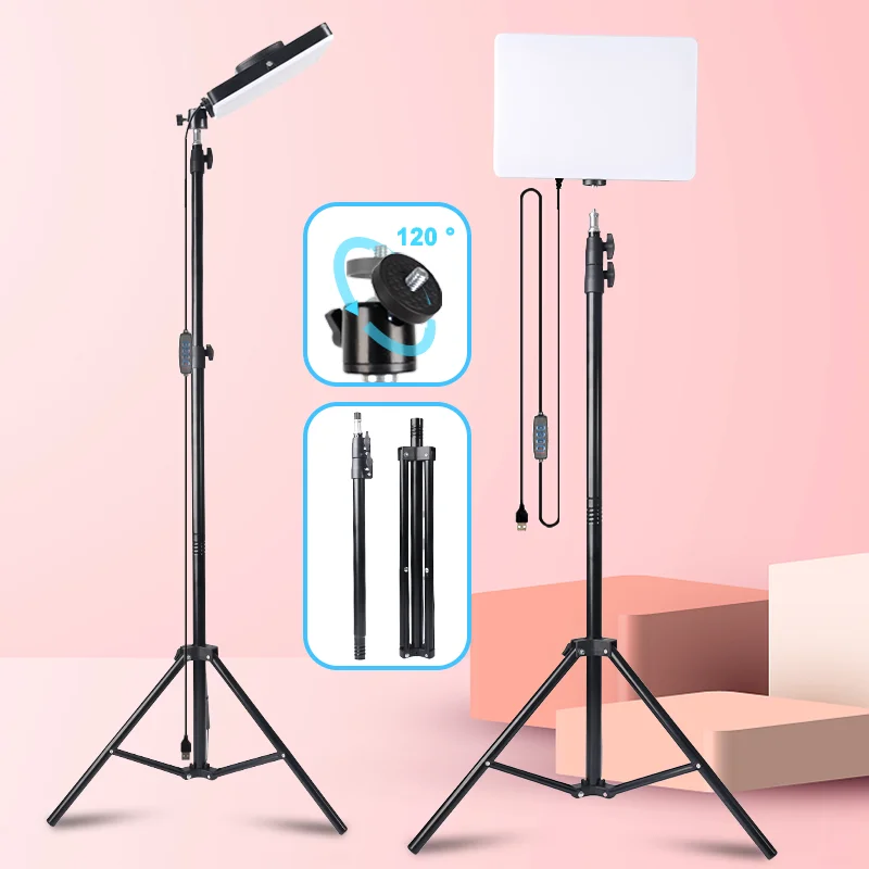 

10" LED Light with 160cm Tripod for Live Streaming Studio Photography Lighting YouTube TikTok Studio Photography