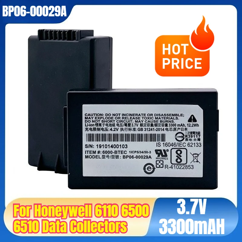 

3.7V 3300mAH BP06-00029A Battery for Honeywell 6110 6500 6510 Data Collectors