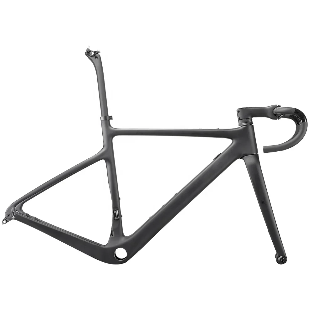 

AIRWOLF Best Price Hot Selling Carbon Fiber Gravel Frames BB79 Super Light 700C Road Racing Bike Frame Cyclocross Carbon Frame