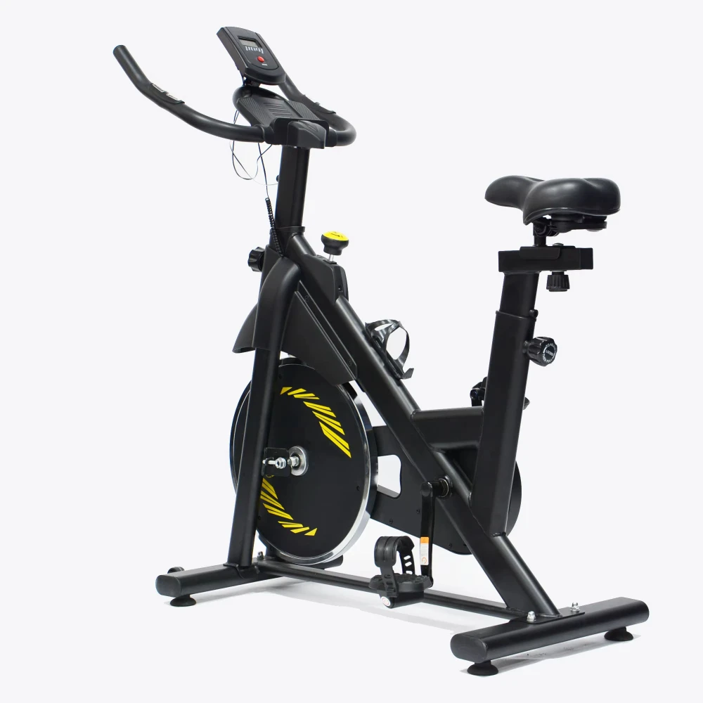 Steel Frame Magnetic Spinning Bike, High Durability Anti Vibration Design For Gym Home Cardio Workout And Fitness Training