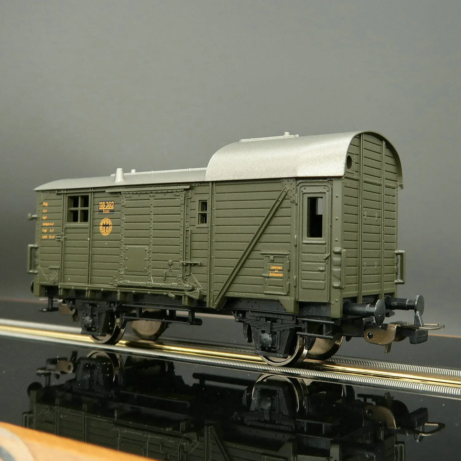 PIKO HO Type 1/87 Train Model Carriage 57704 DRG Second Generation Boxcar Collection Ornaments Train Model Toy Gift