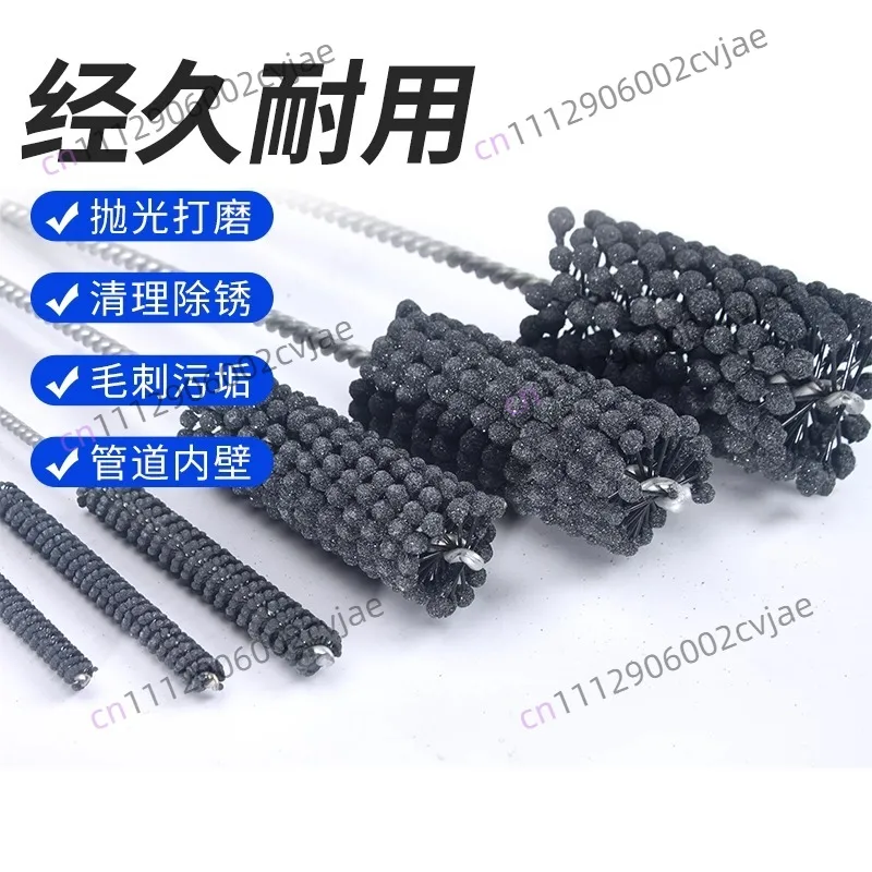 Ball head brush Deburring polishing of inner hole of valve body Engine cylinder liner Carbon removal inner hole polishing brush