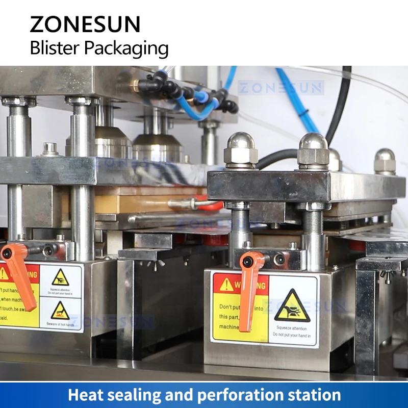 ZONESUN ماكينة تغليف نفطة أوتوماتيكية معجون سائل أفقي ملء معدات الختم مستحضرات التجميل الغذائية الأساسية ZS-DDP270