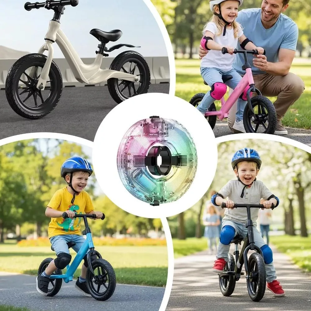 Waterproof Bike Wheel Light Vibration Sensing RGB Colorful Bicycle Spoke Light Split Hub Design Bright Bike Safety Light