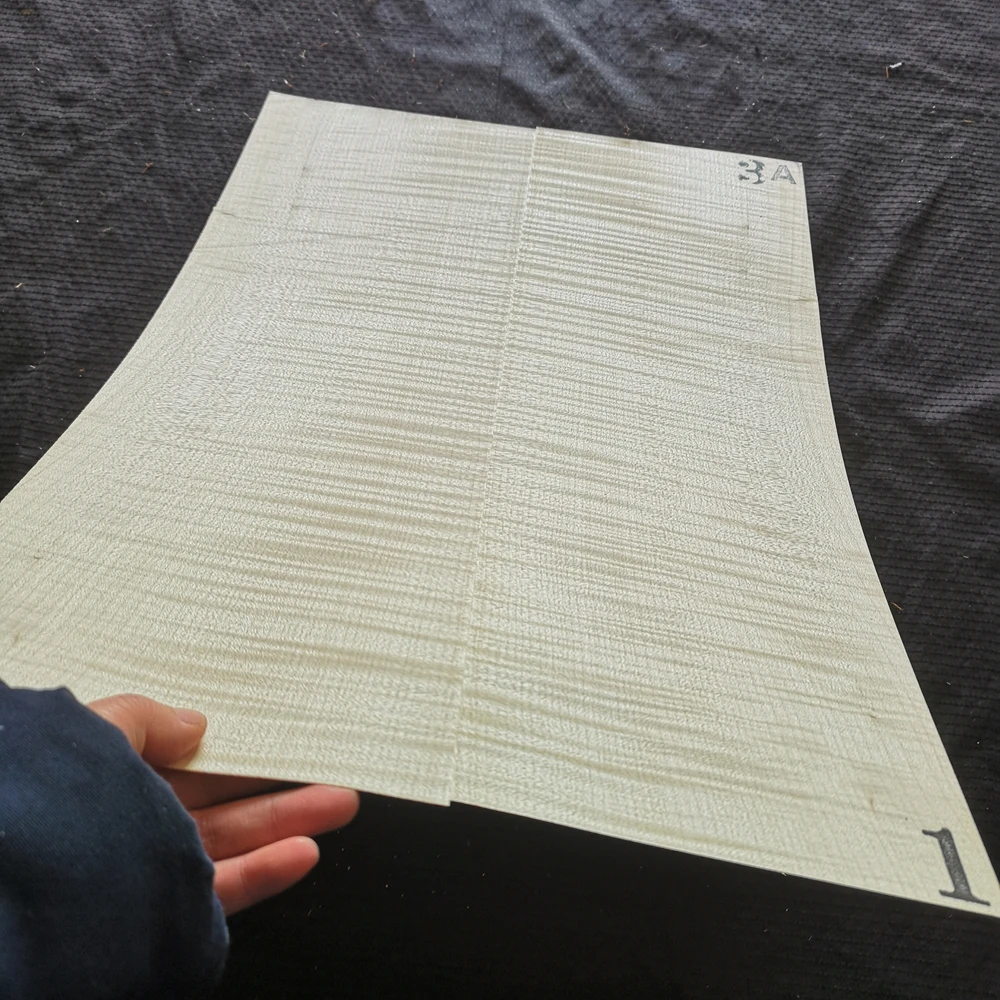 1/3pcs Tiger Maple Wood Guitar Veneer Original Wood Makeup Board Guitars Making Materials Guitar Accessories530*370*0.5mm