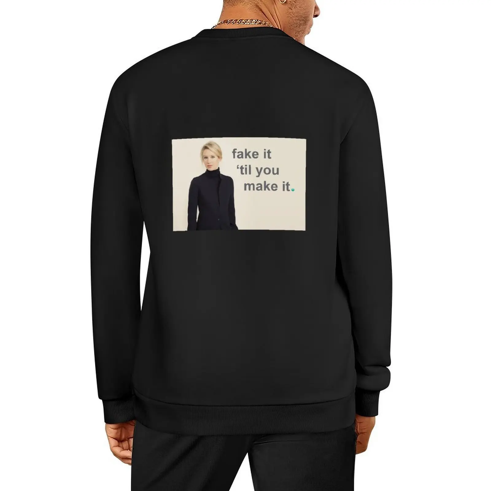 

Elizabeth Holmes Inspiration - Theranos Pullover men's coat korean style clothes men's winter sweater tracksuits pullover