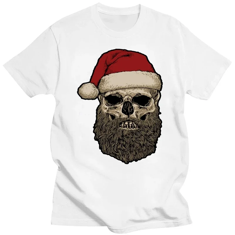 

Famous Brand Design Summer New Print Man Cotton Fashion Santa Claus Hipster Beard Christmas Men'S T-Shirt family T Shirts