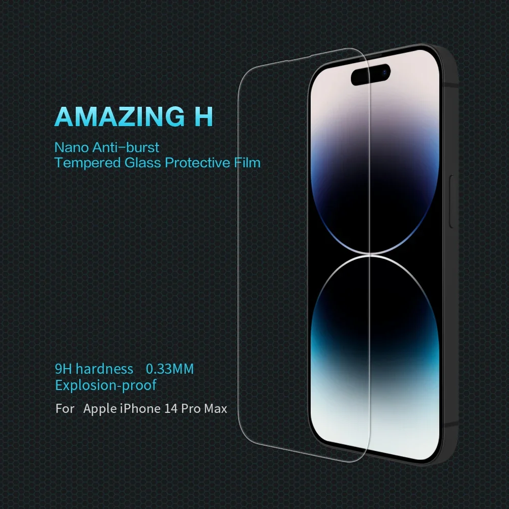 NILLKIN for iPhone14/14 Plus/14 Pro/14 Pro Max H Anti-Explosion Glass Screen Protector  tempered glass film for iPhone13 pro max