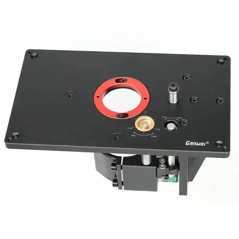 Precision Router Lift - Router Table Lift System for 65mm Electric Trimming Machine- Durable Router Table Plate Insert Tools