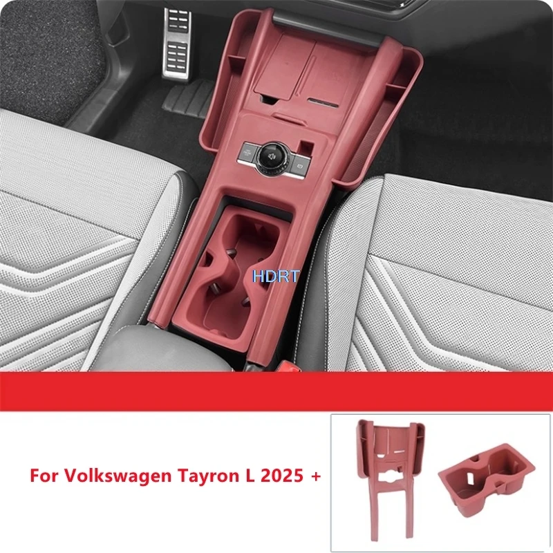 

Стайлинг автомобиля, коврик для центрального управления, коврик для чашки с водой, подлокотник, ящик для хранения, аксессуары для Volkswagen Tayron L 2025 +