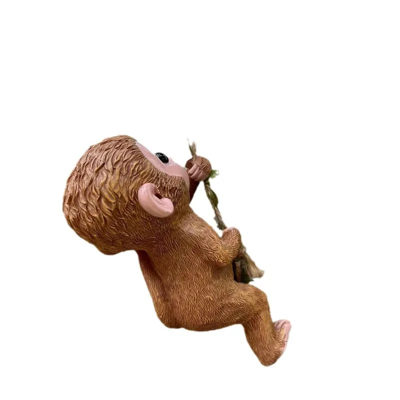 Personalized Climbing Monkey Outdoor Garden Creative Decoration Wall Hanging Home Courtyard Tree Landscape Balcony Decoration