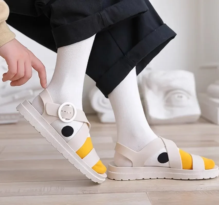 New Fahsion Funny Crazy Goose Head Sport Cotton Sock Creative Happy Animal Casual Socks Women Men Universal, image 4