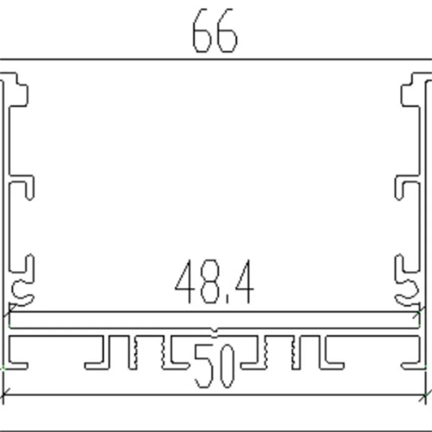 1m/pcs hot selling wide recessed aluminum led channel, led aluminum channel for ceiling lighting