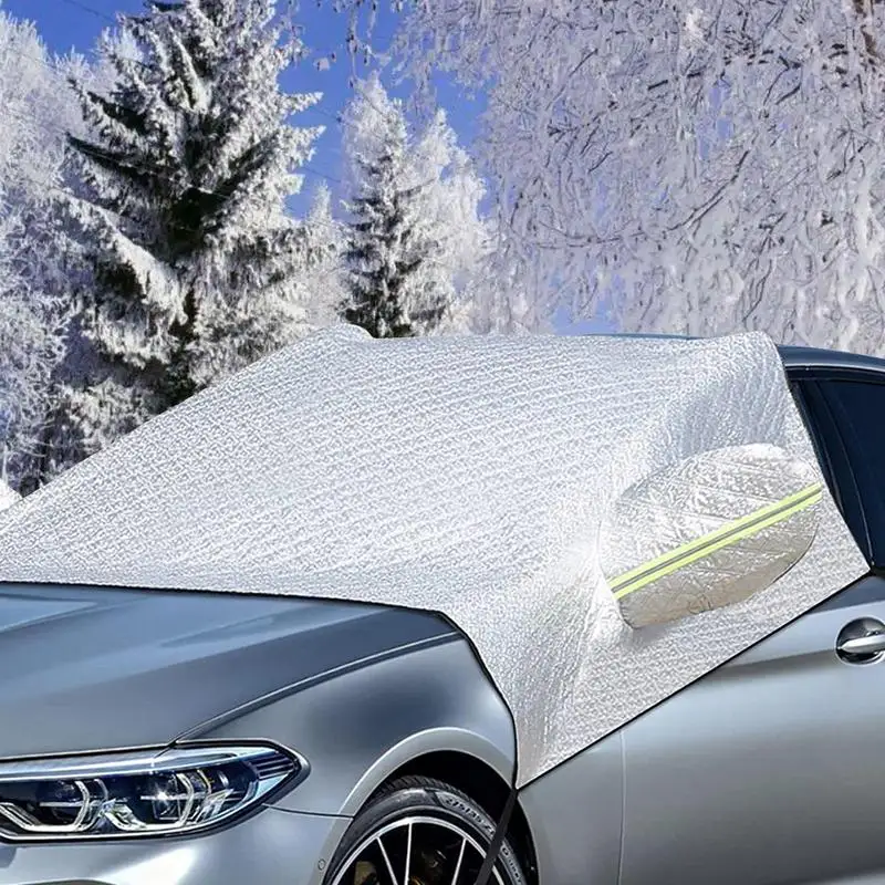 Car Windshield Cover Car Snow Protection Cover Windshield Protective Film Windshield Sunshade For Sunshade Frost Freeze