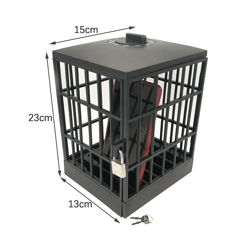 Cell Phone Jail With Timer Creative Cell Prison Lock For Party Home Table Office Cell Phone Cage Prison Cell Phone Storage Box