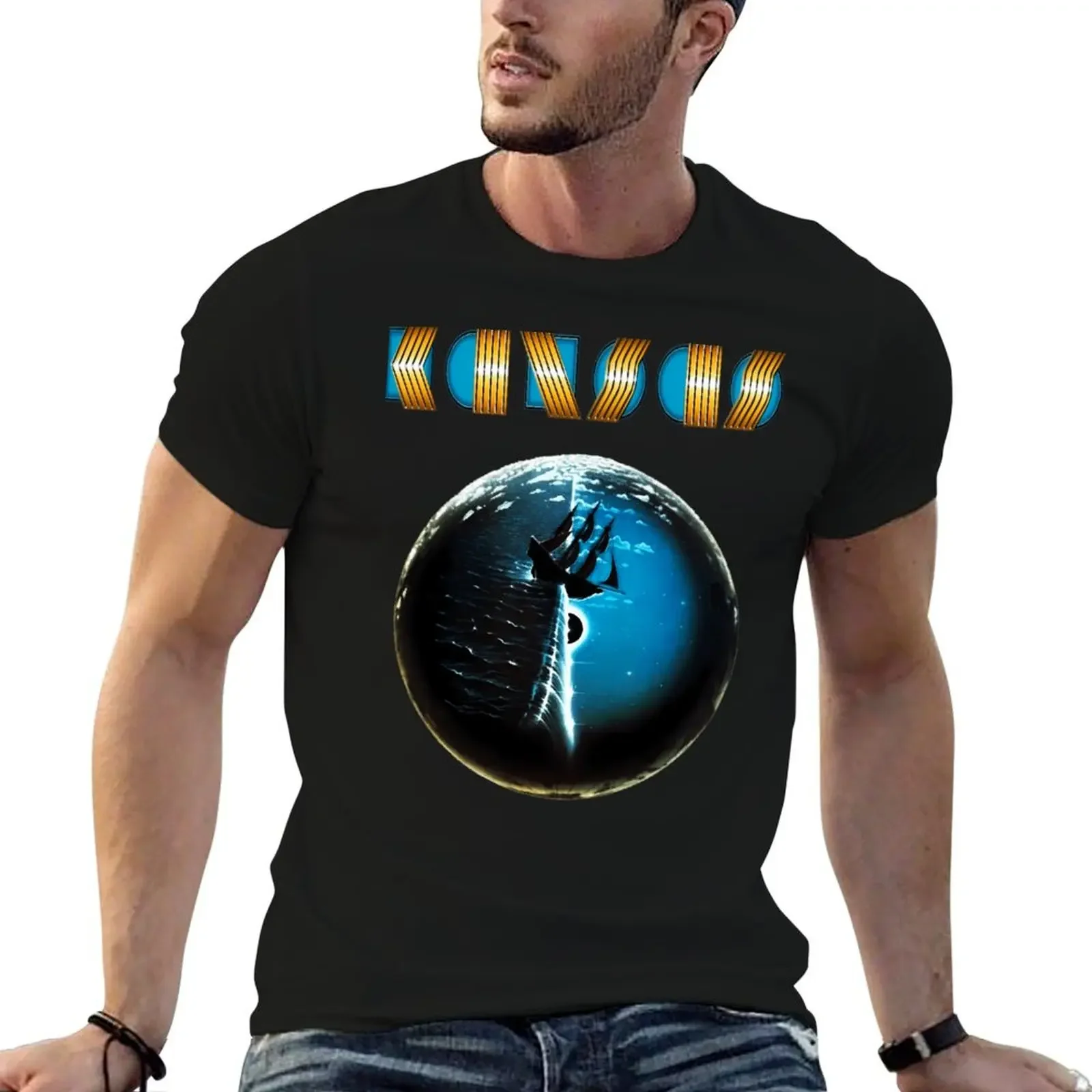 

Kansas Is An American Rock T-Shirt oversizeds T-shirts oversize man t shirt cotton graphic tees T-shirt men