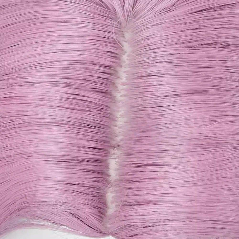 RANYU Honkai Star Rail Jade Wig Synthetic Long Wavy Pink Purple Game Cosplay Women Fluffy Heat Resistant Wig for Daily Party