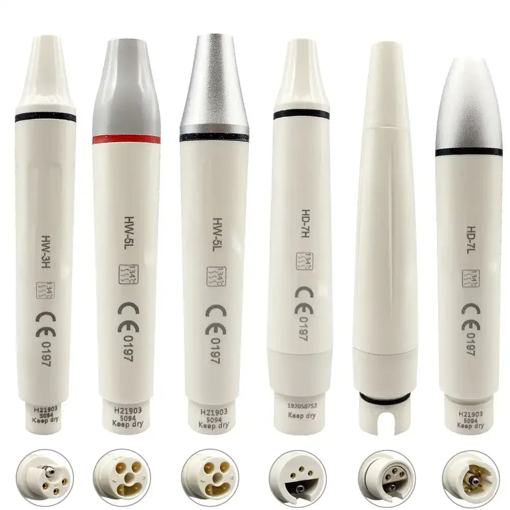 قبضة قشارة بيزو بالموجات فوق الصوتية للأسنان HW-3H 5L 7H 7L LED مناسبة لأدوات طب الأسنان العالمية/EMS/DTE/SATELEC/VRN