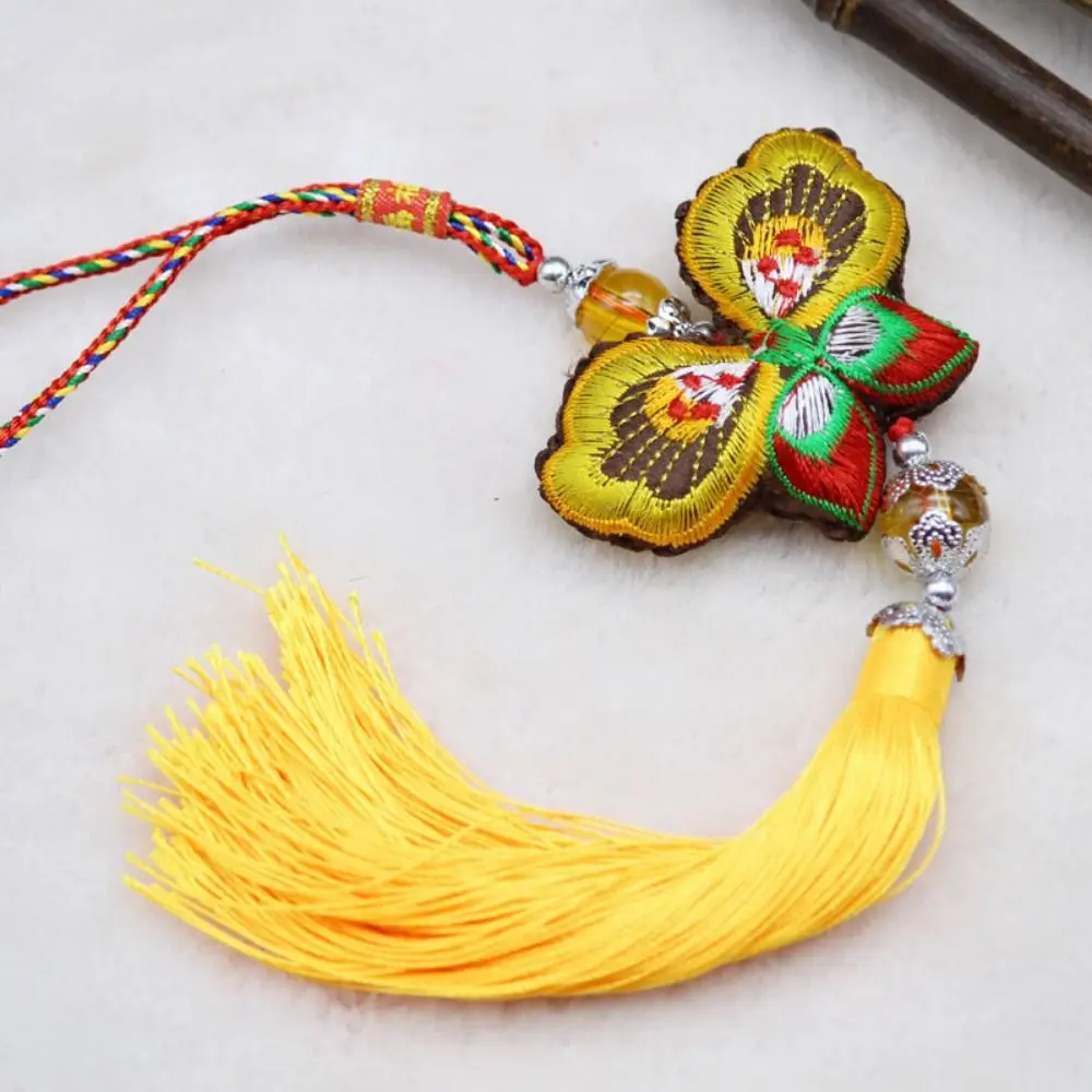 Ancient Style Butterfly Sachet Ornaments Handmade Embroidery Craft Dragon Boat Festival Mugwort Sachet Butterfly Shape
