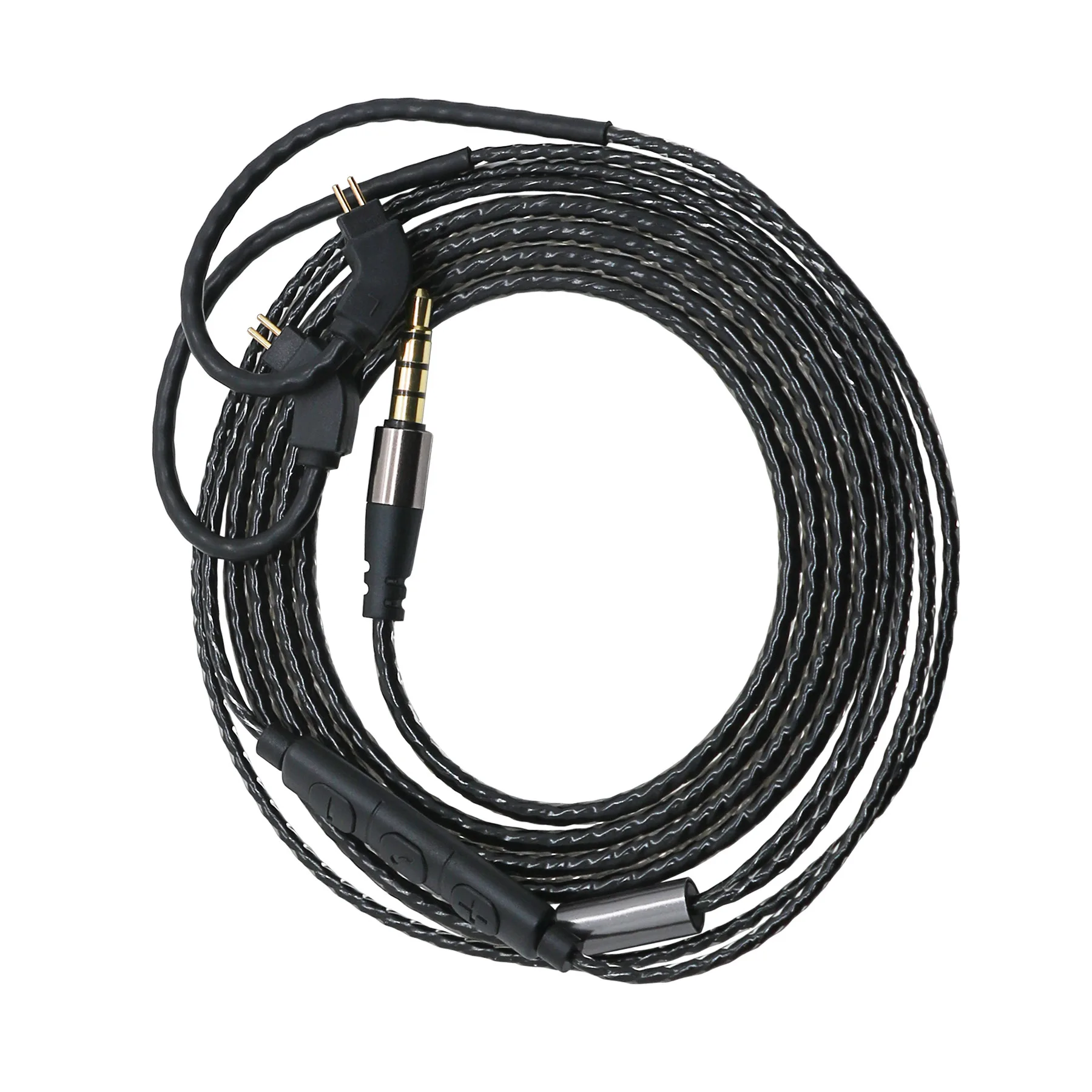 

0.78mm Angled Cable for Headphones with Microphone Supporting Hands-Free Operation Voice Activation and Consistent Audio Output