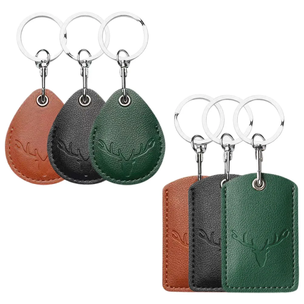 6 قطعة حافظة بطاقات الوصول أغطية مفاتيح الكرتون الإبداعية بولي Keychain المفاتيح قلادة مفتاح حامل لباب مفاتيح السيارة هدية أنيقة #6