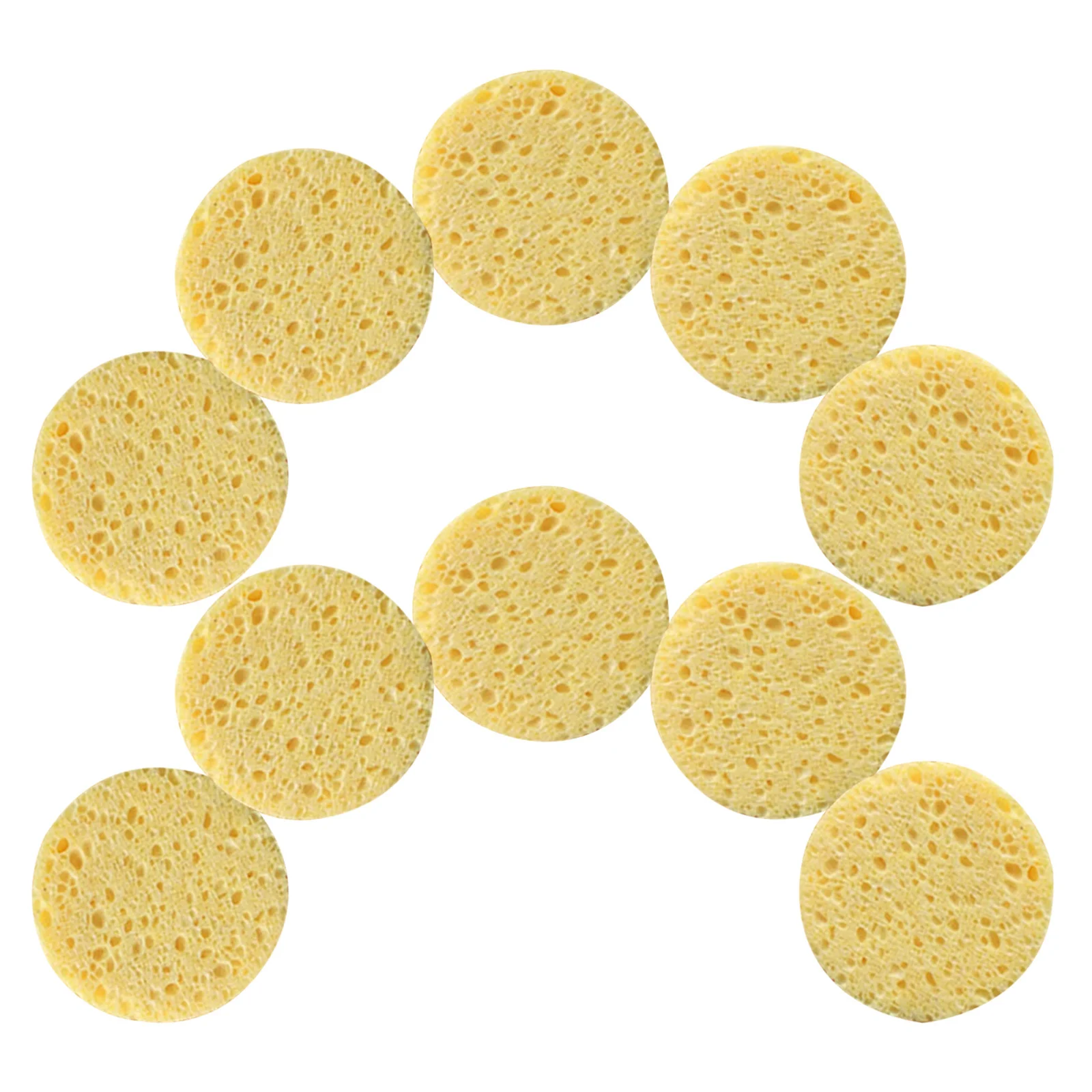 

Soft Cleaning Sponge 50pcs Wood Pulp Facial Wash Bath Skin Care Makeup Applicator Cellulose Compress Puff