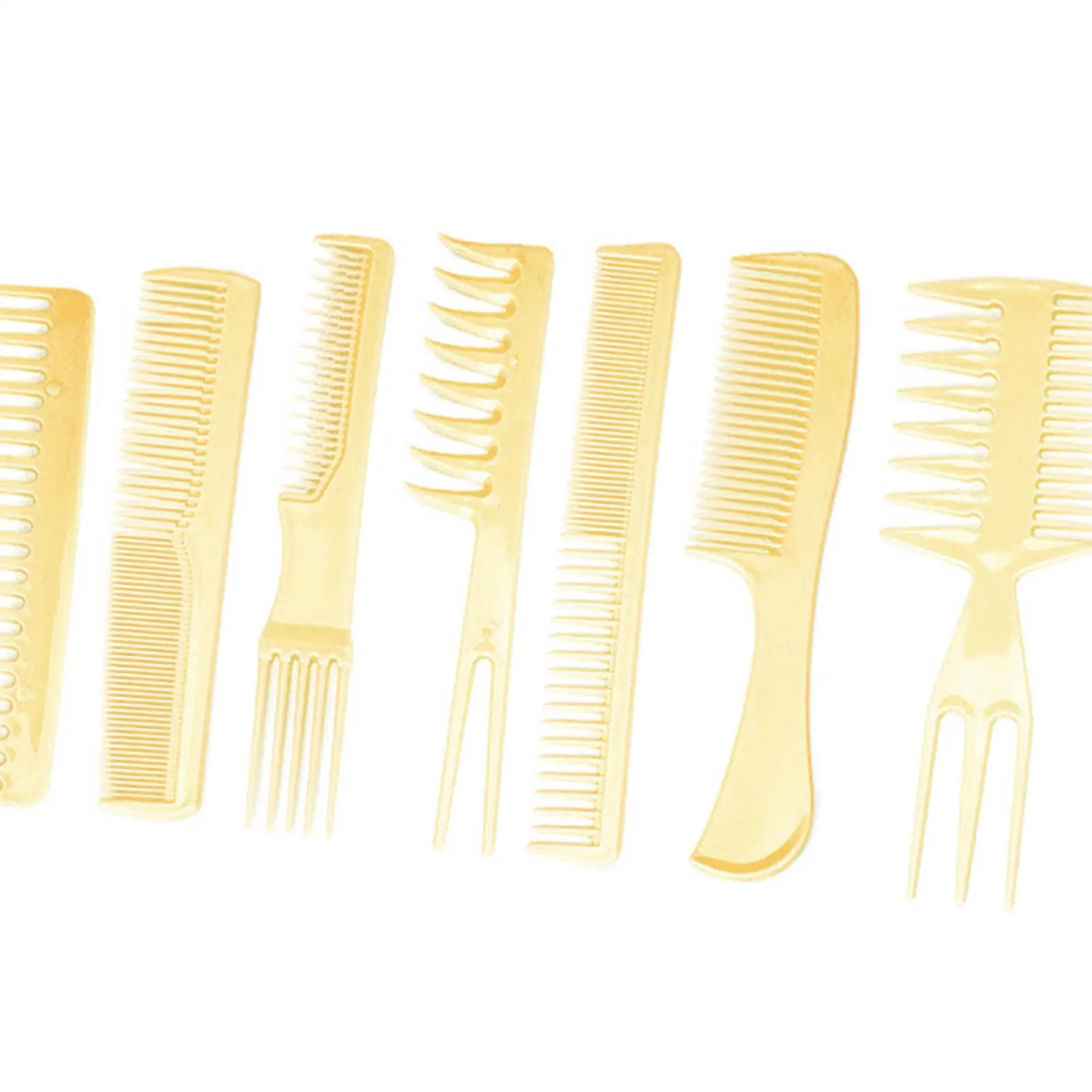 8 Pieces Hair Barber Combs Hairdressing Tools Multiple Functions Professional Universal Combs Accessory Lightweight