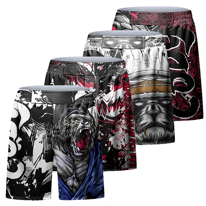 Cody Lundin Men Customized Fighting Grappling Shorts Animal Printed Jiu Jitsu kickboxing MMA shorts Lightweight Muay Thai Shorts