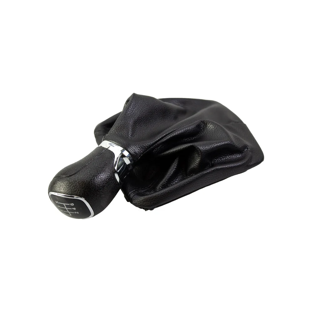 Suitable for Skoda Octavia 2 A5 A6 2004-2012 2005 2006 2007 2008 Automotive Gearhead Shifting Handball Leather Cover Accessories 3