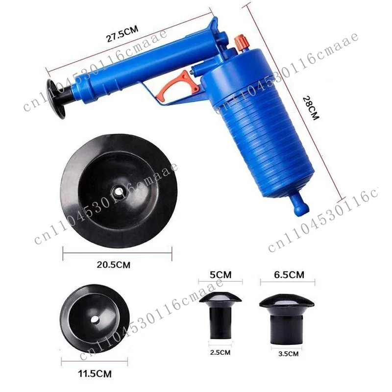 NEW High Pressure Air power Drain Blaster Pump Plunger Sink Basin Pipe Clog Remover Toilets Opener Kitchen Cleaner Kit mx3081648