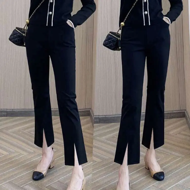 

Брюки-клеш с высокой талией 50 см для детей, повседневные, из ПВХ и других материалов, 00%