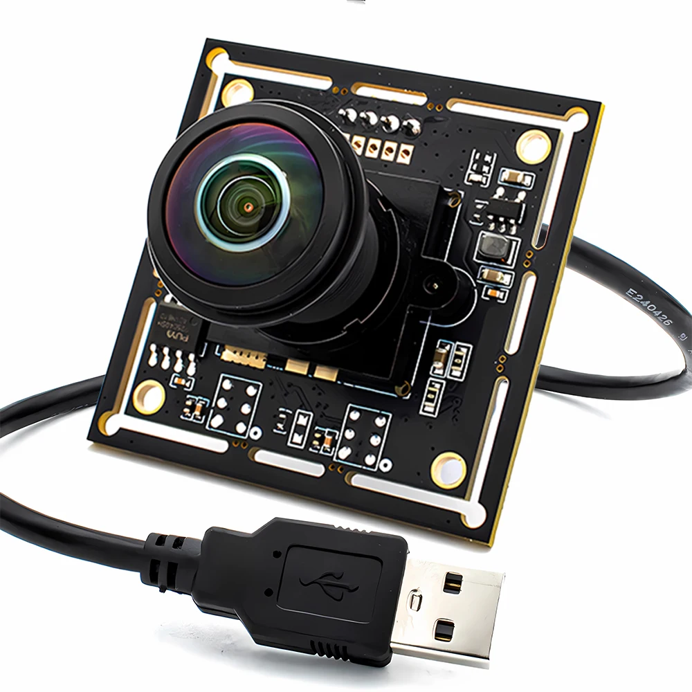 Промышленный USB-модуль камеры 5MP 30FPS IMX335 CMOS USB2.0 Плата камеры без искажений Объектив Plug And Play OTG Live Teaching