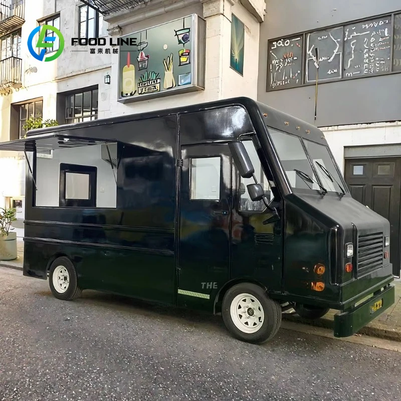 Camión de comida multiusos Camión eléctrico móvil a la venta Carro de comida de café Camión de comida callejera