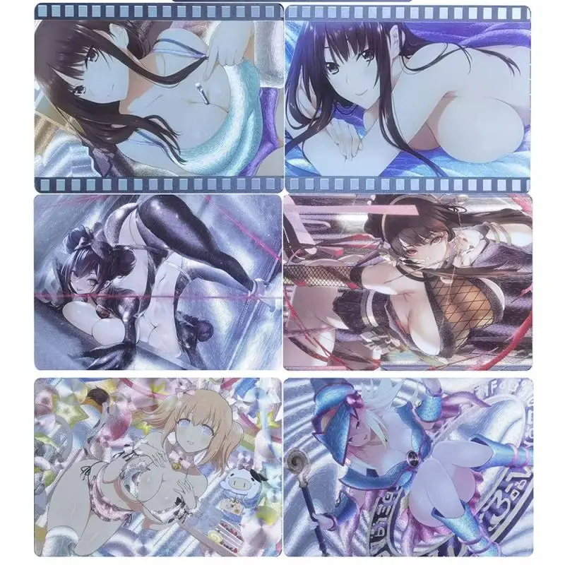 Anime Goddess Story DIY ACG Collectible Cards Yor Forger Hoshino Ai Mitsuri Rem Nami Hancock Yamato Toys for boys Birthday Gift