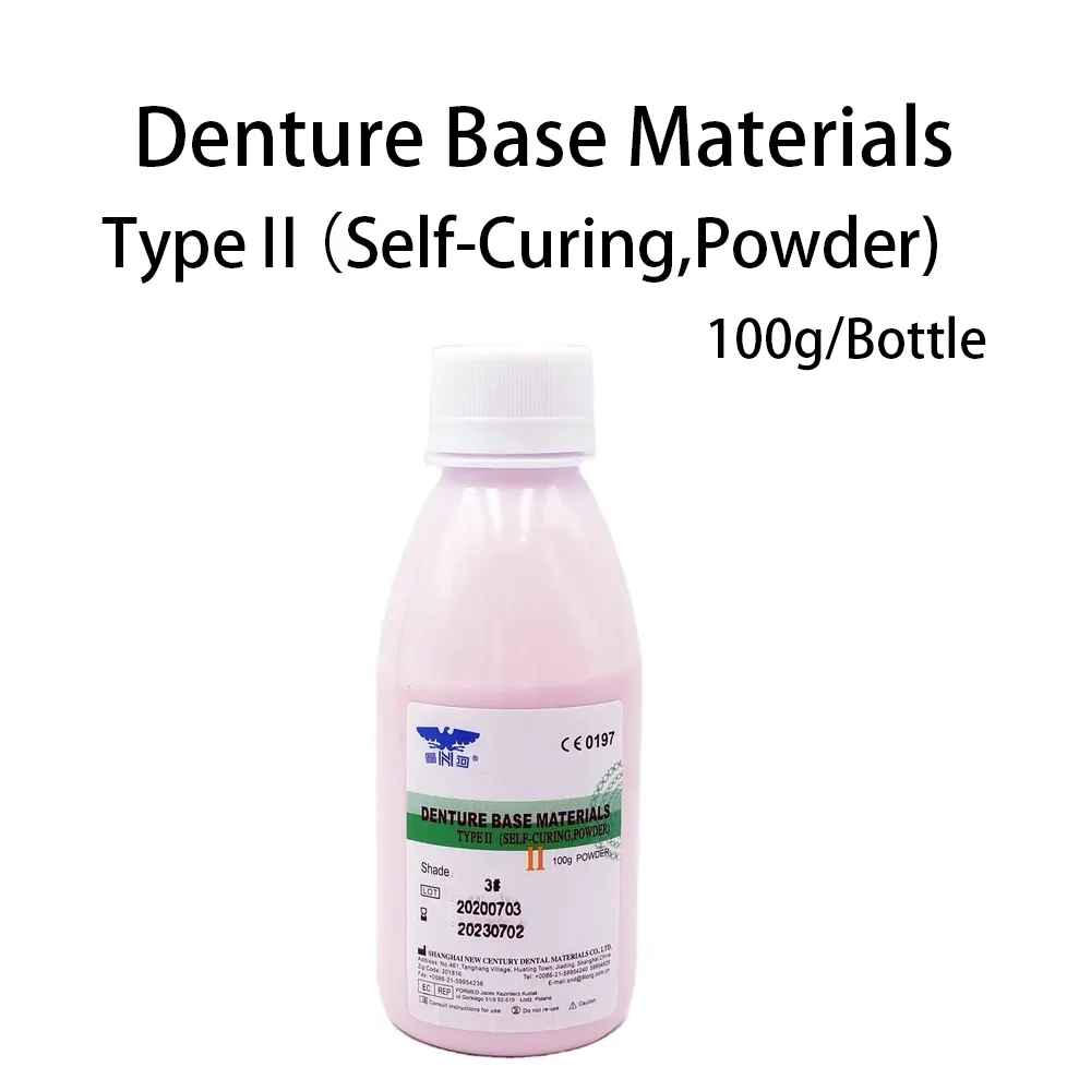 

Self Cured Denture Base Materials Dental Acrylic Resin Powder Bio-Shade Synthetic SND PMMA Lab Technician Laboratory Products